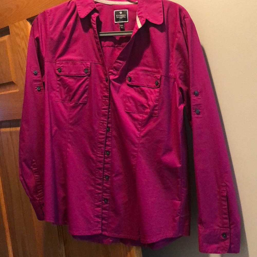 Express essentials shirt button down